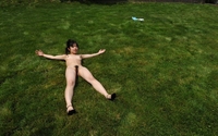 Nude virgin showing off