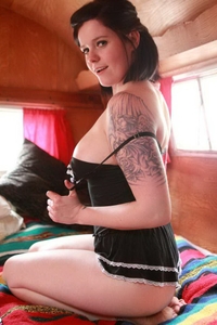 Cute tattooed Tiffany Diane nude holiday