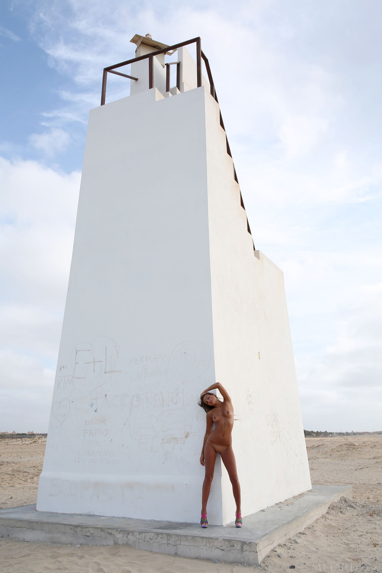 Melena A enjoying the dawn's early light