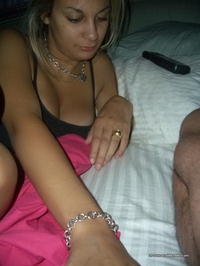 Wild big-tittied amateur GF